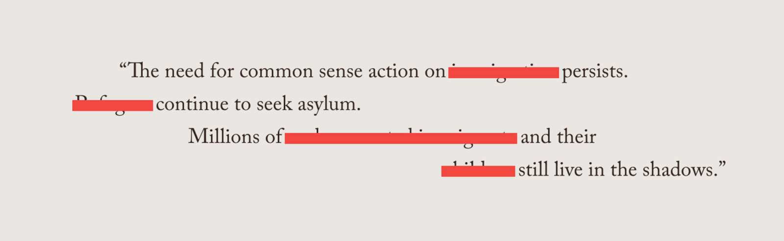Redacted quotation from The George Gund Foundation annual web design